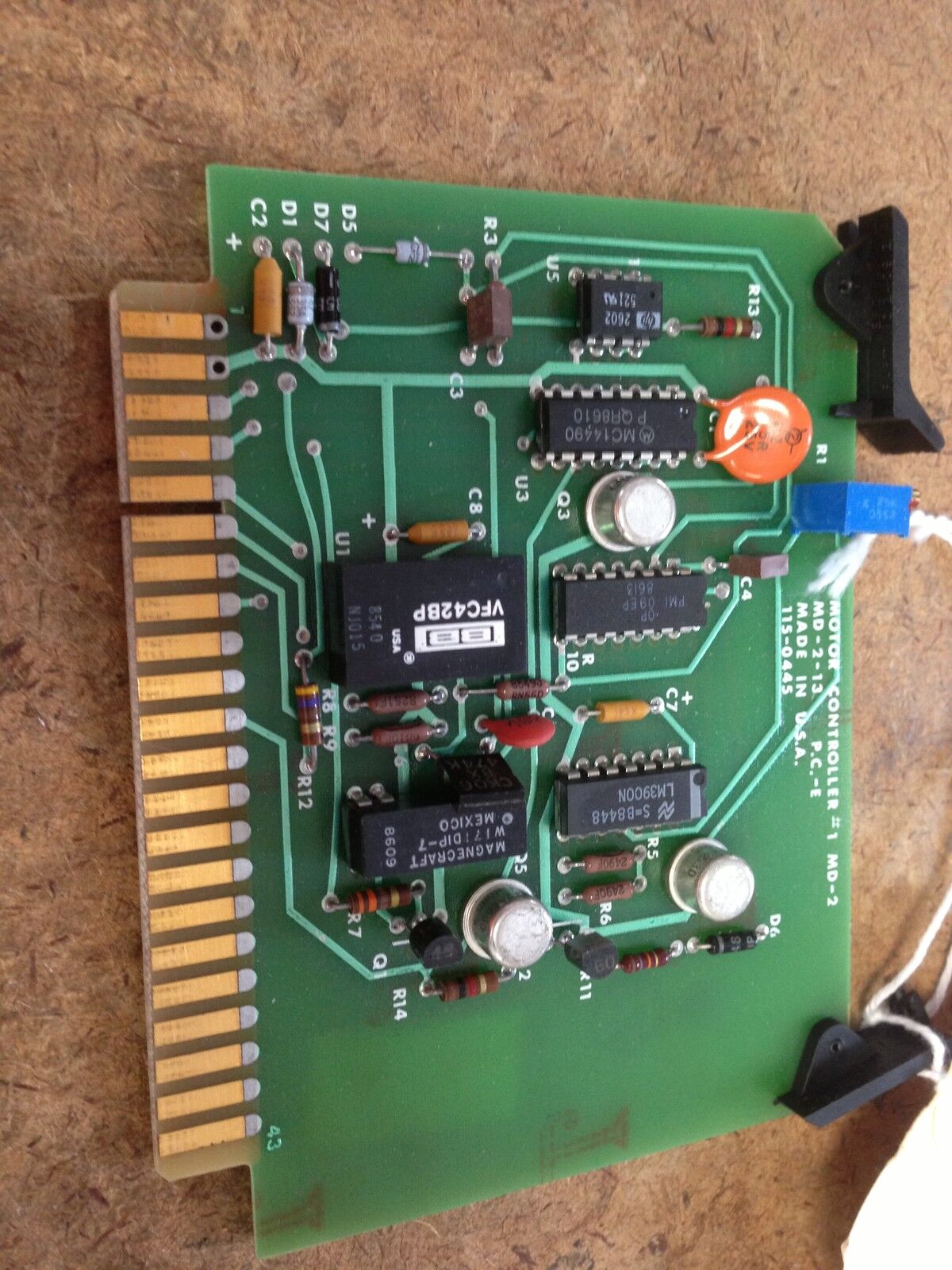 Acrison 115-0445, Md Ii Plc Control Board Md-2-13 Motor Controller,Ar