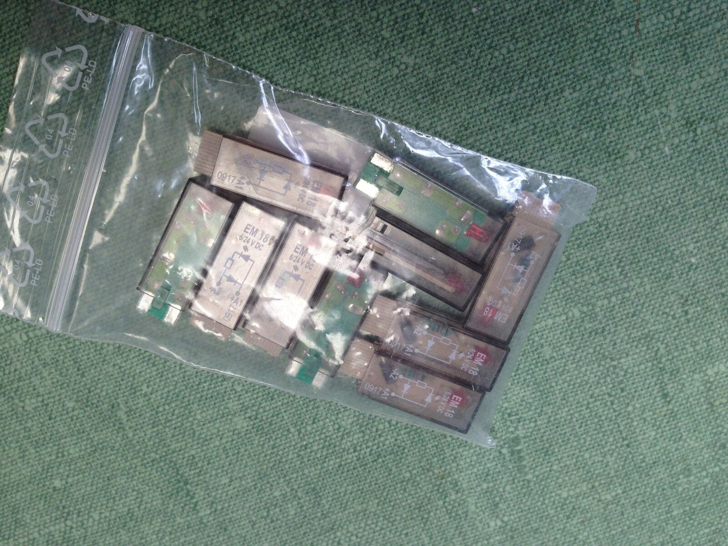 Lot 10 Em18 6/24 V Dc Te Connectivity Ptml0024 Red Led Relay Modules 6/24V Dc,En