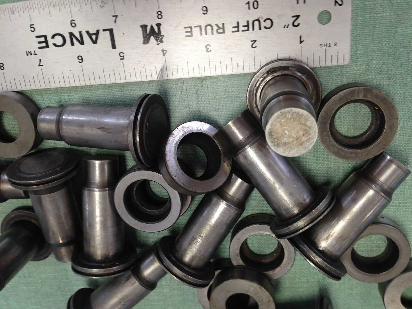 Lot 10 Sets Strippit Round .8125,.818 Punch Die, 0.8125" 13 Punches,10 Dies,To