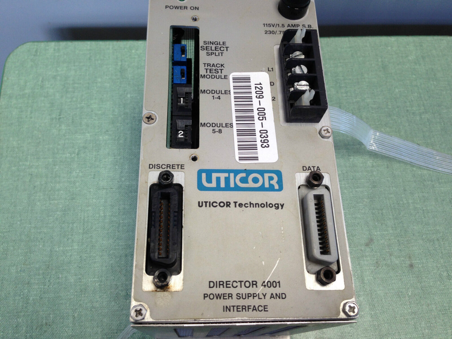 Uticor 75C58 Power Supply/Interface,S-D,Struthers-Dunn Director 4001,1.5A,Hc,Ev