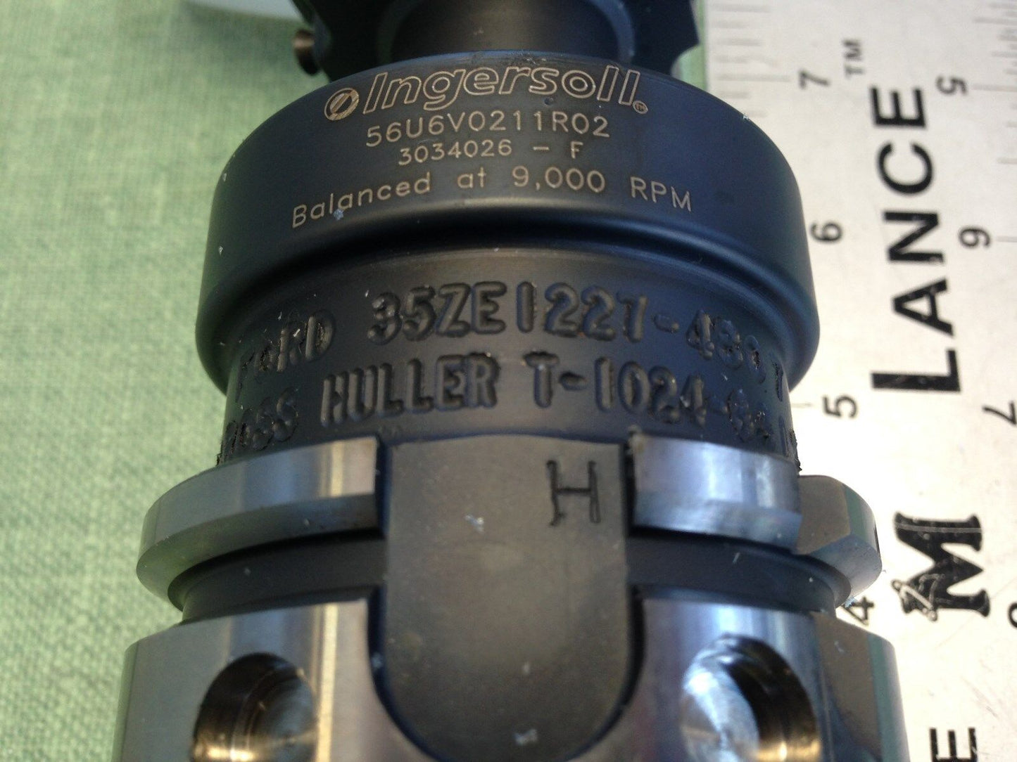 Ingersoll 56U6v0211r02,35Ze1227-480 7 Milling Tool Holder, Hsk-A-63 Shank,Sc
