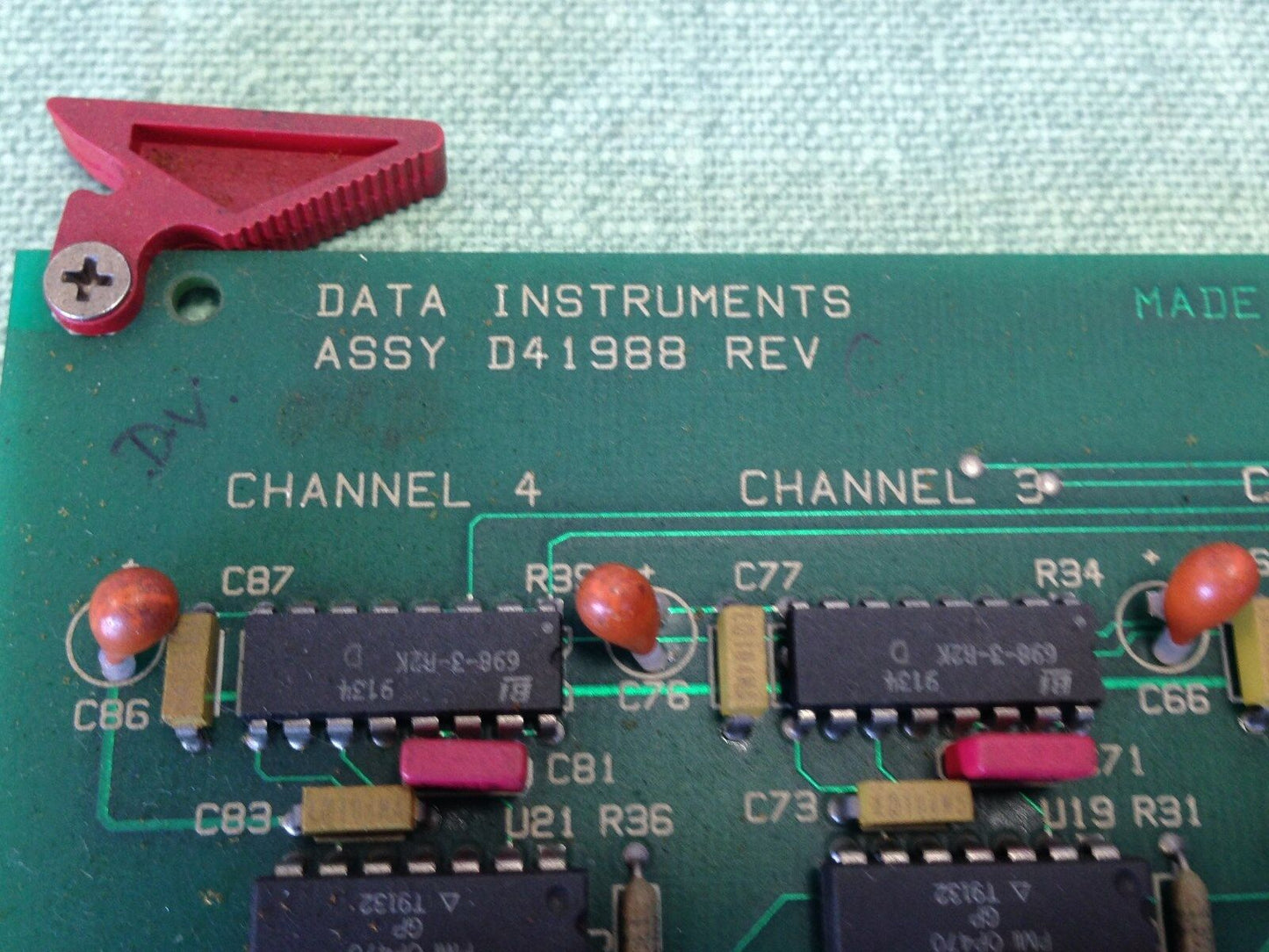 Data Instruments D41988 Robotic/Plc Control Circuit Board,Eg