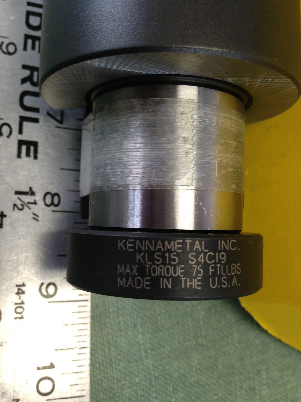 Kennametal Dwg1005981r02 1-1/2" Shell Mill Holder,Hsk80a 41Ze-1227-3343,Tc