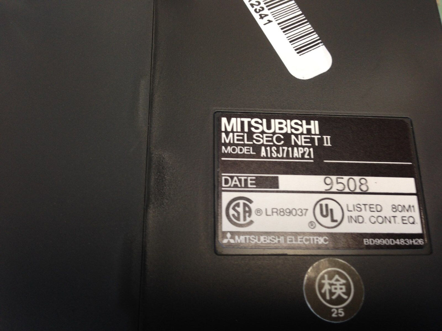 New Mitsubishi A1sj71ap21 Melsec Net Ii Plc Data Link, Net 2 Module,Cr