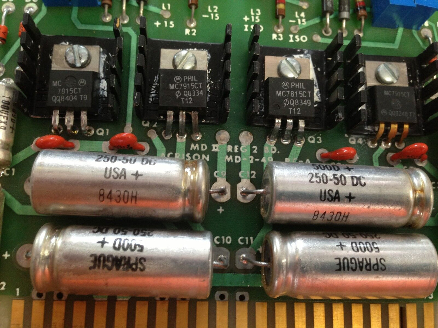 Acrison Md-2-49 P.C.-A, Md Ii Plc Control Board,Ar
