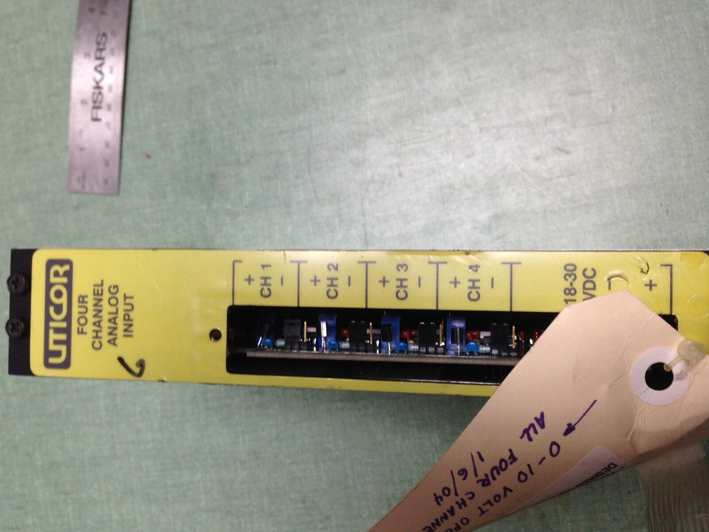 Uticor Technology 76M89 Four Channel Analog Input,Cf