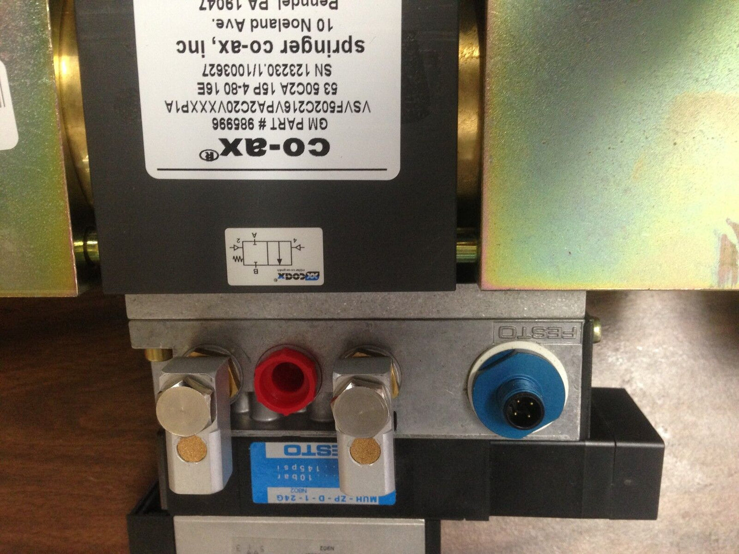 Co-Ax Vsv-F 50 Nc 53 50C2a 15P 4-80 16E Solenoid Valve 2" Muh-Zp-D-1-24G,Ex