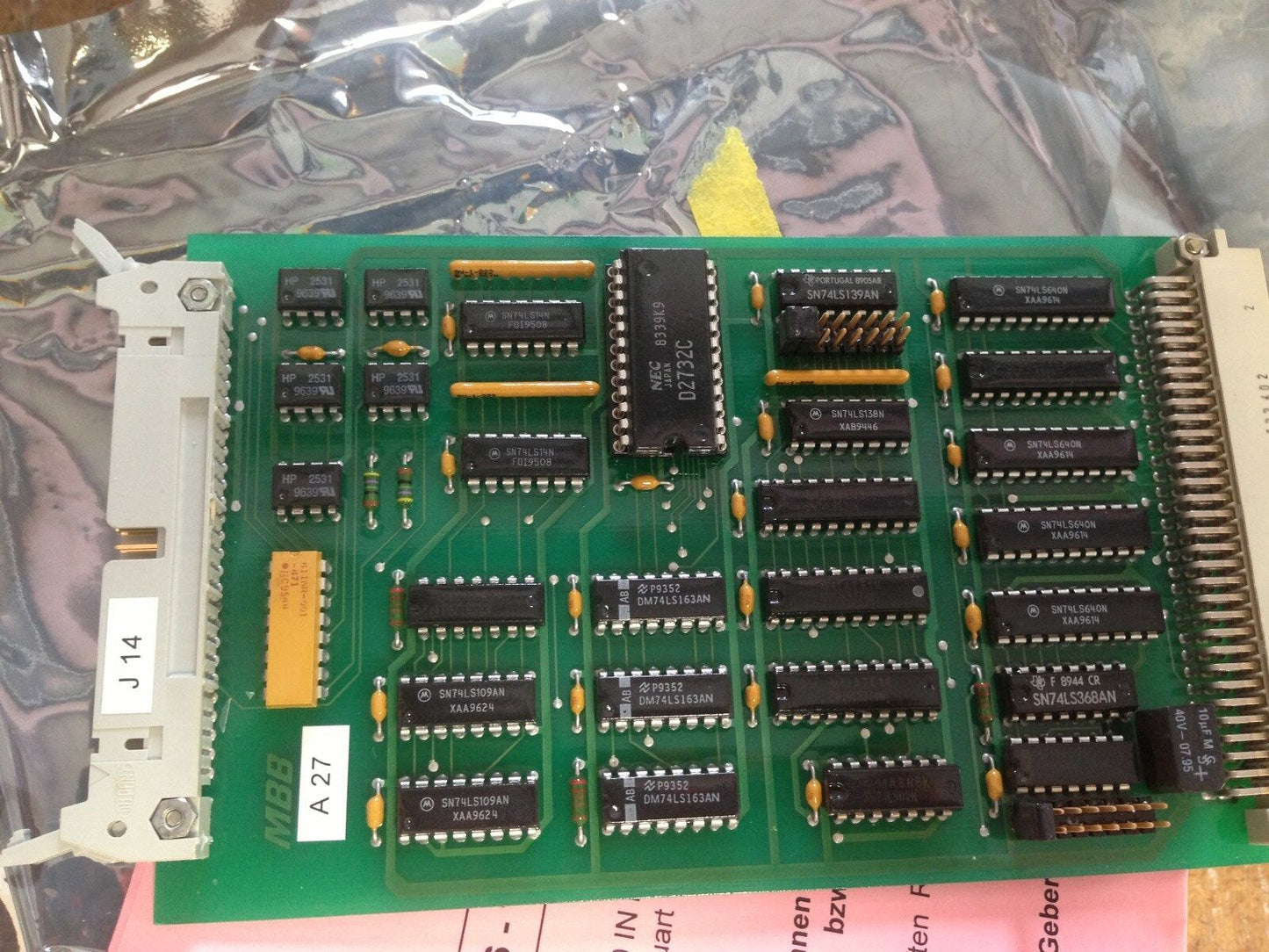Nest Mps 16-10 In Board 55-499-1268,Mahle,Nest Electronics Pcb Card Mbb 1A,Ax