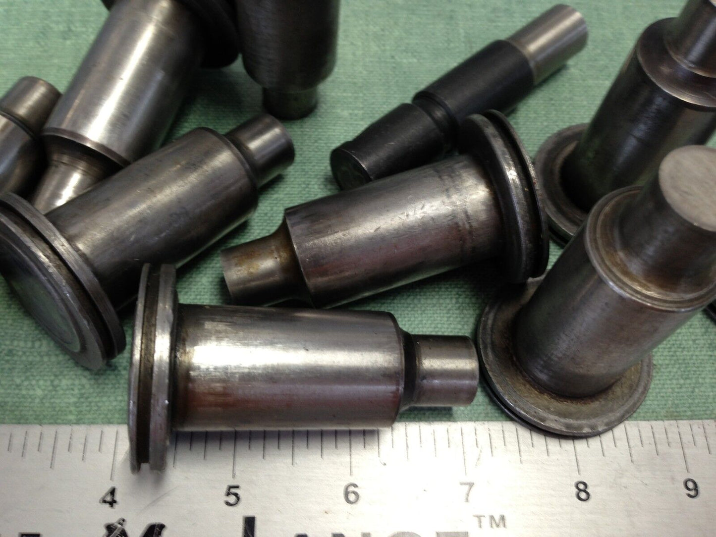 Lot 10 Sets Strippit Round Punches & Dies,625,.6250,0.6250",.631 Punch Die,To