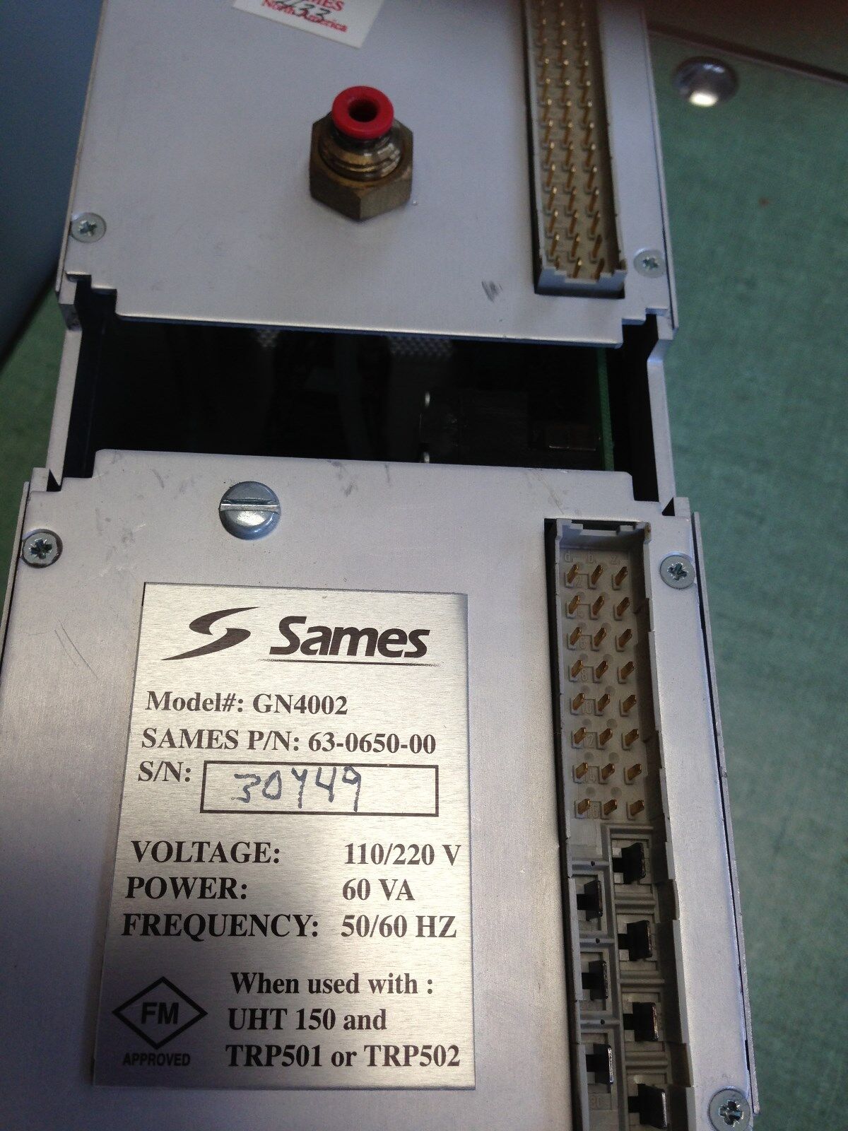 Sames Gn4002 Controller/Power Supply, Type 3Ag2a, 110/220 V 63-0650-00,Tl