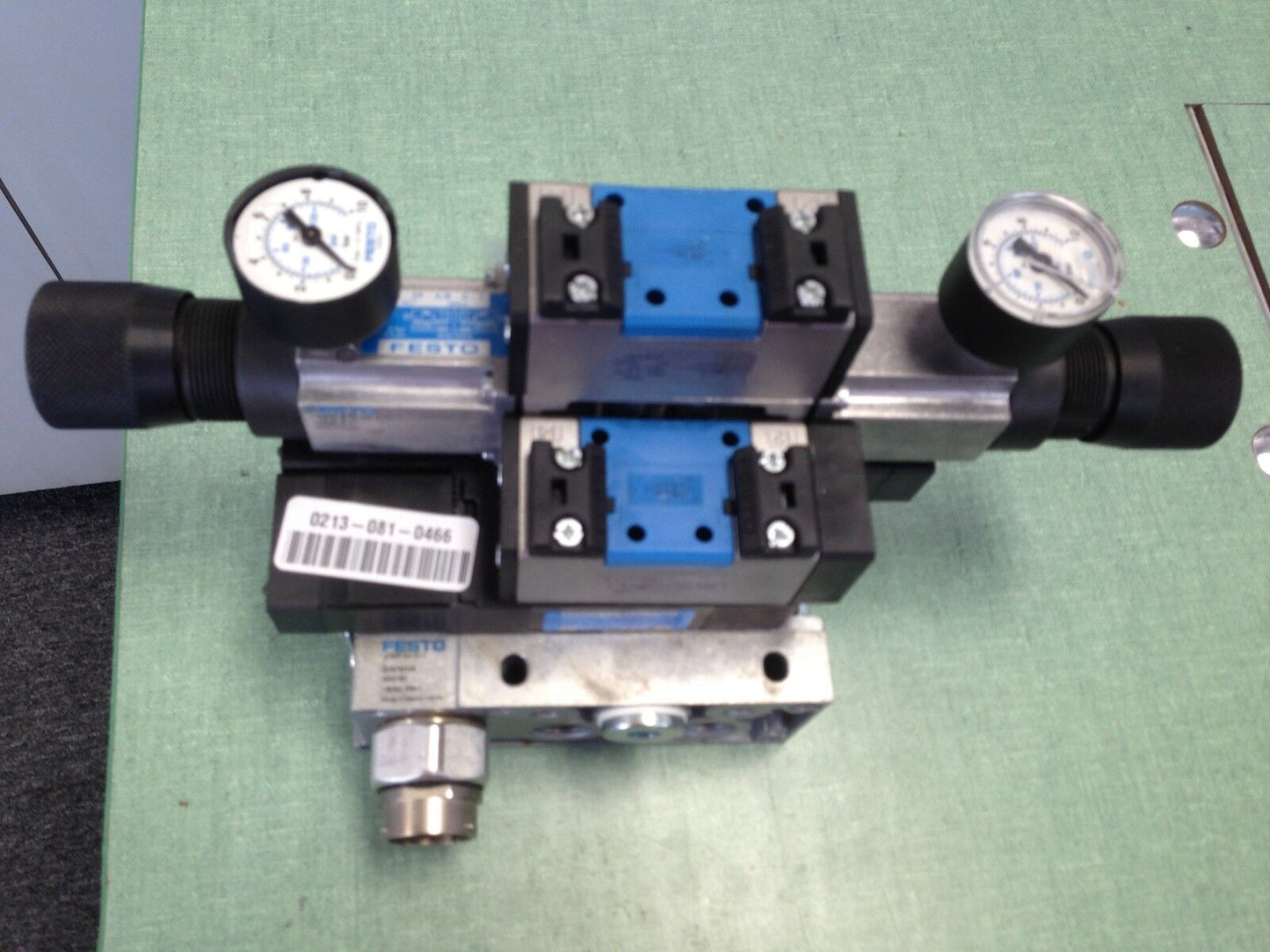 Festo Valve Assembly Vimp-04-D-1,Muh-Zp-D-1-24G,Lr-Zp-A/B-D-1,J-5/2-D-1C,Gage,Ev