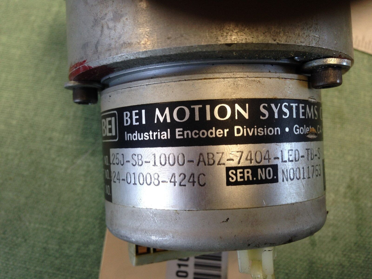 Bei L25j-Sb-1000-Abz-7404-Led-Tb-S Industrial Encoder, 5Vdc,924-01008-424C,Sl