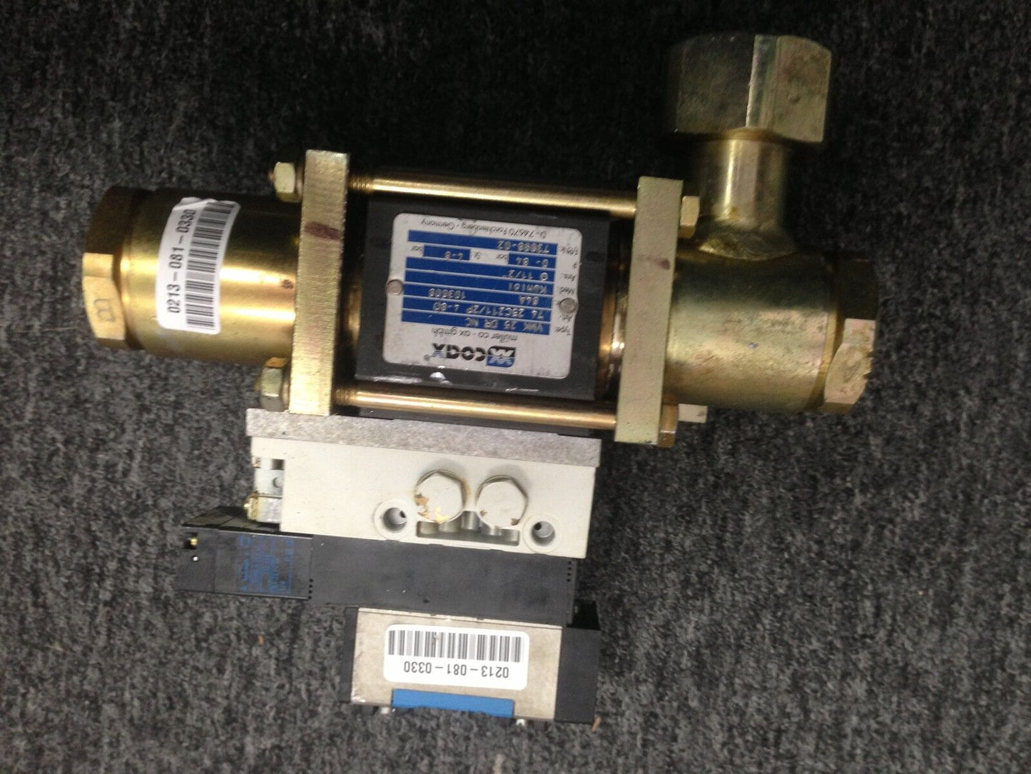 Co-Ax Vmk 25 Dr Nc,74 25C211/2P 4-8O 64A Valve Muh-Zp-D-1-24G 1 1/2" Npt,Ex