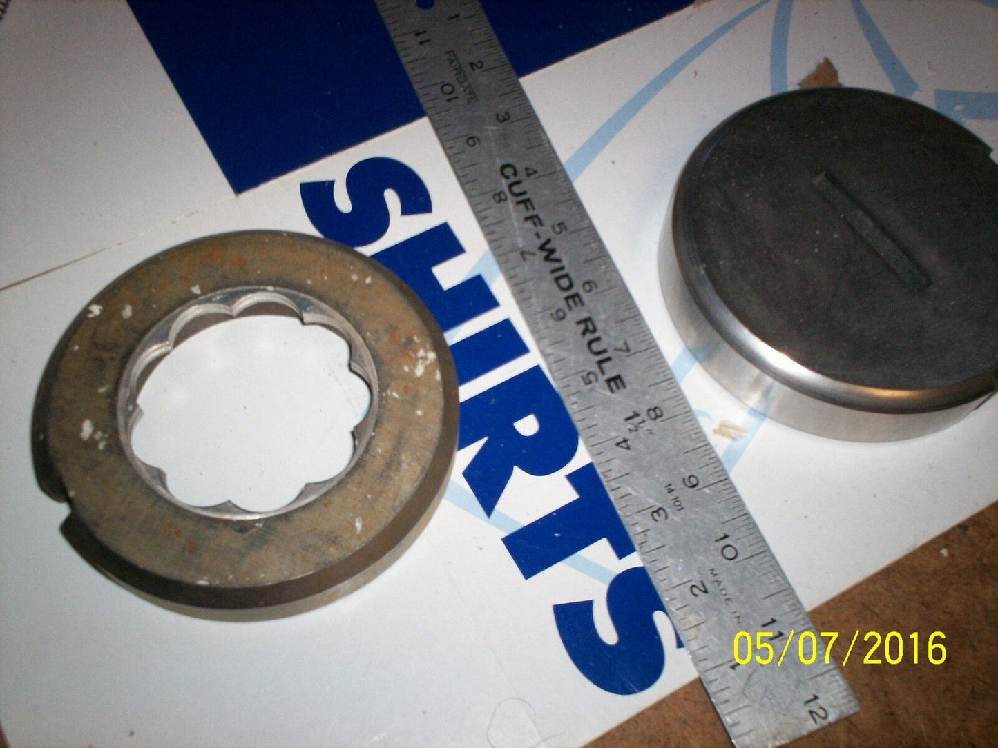 6 Wilson Thick Turret Dies Mixed Lot, Round Square Rectangle,5" Dia,Sc