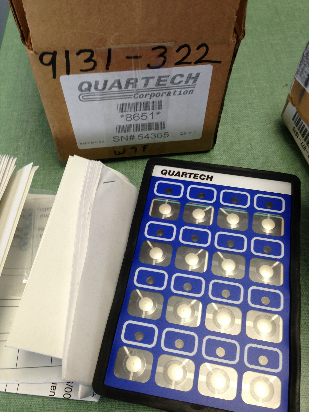 New Quartech 8651 Plc-2 Programmable Pushbutton Station,To
