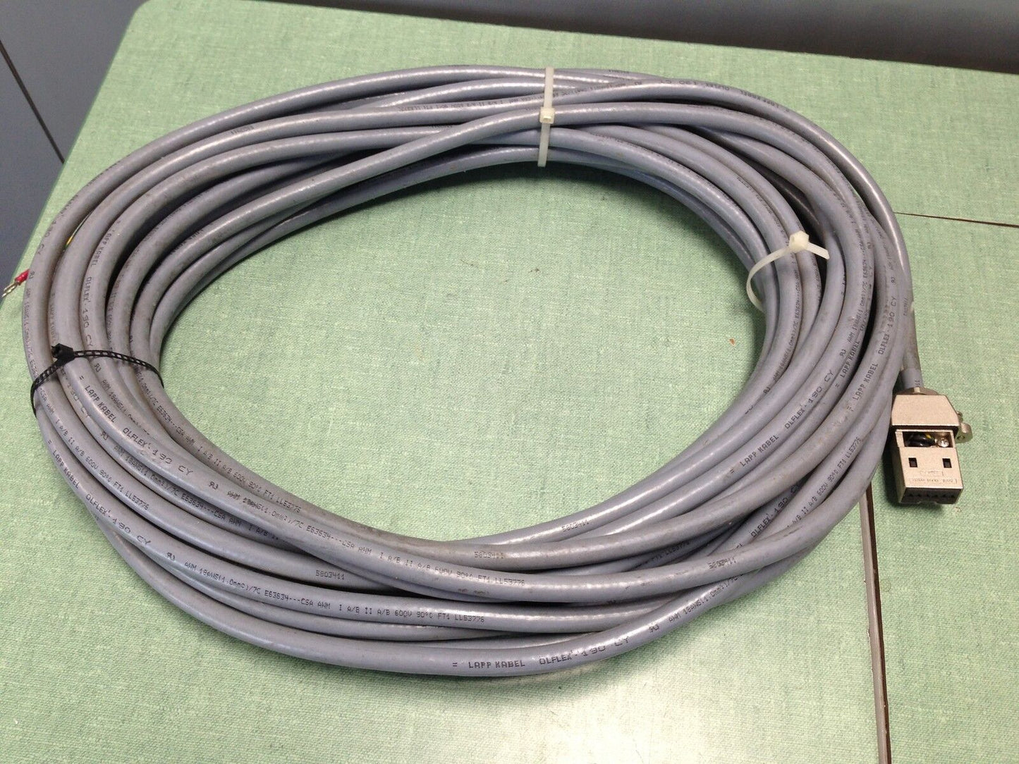 New Intercon Robotic Machine Cable Assembly Cordset Gmp-001-020 Hf,E63634,Ev