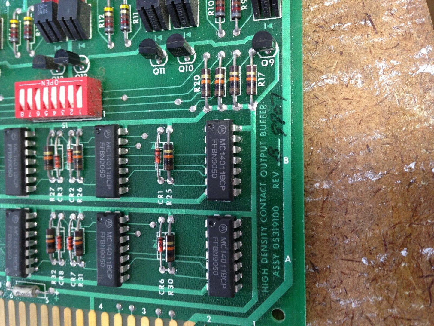 Measurex Pcb Module High Density Contact Output Buffer Assy No 05319100 Rev B
