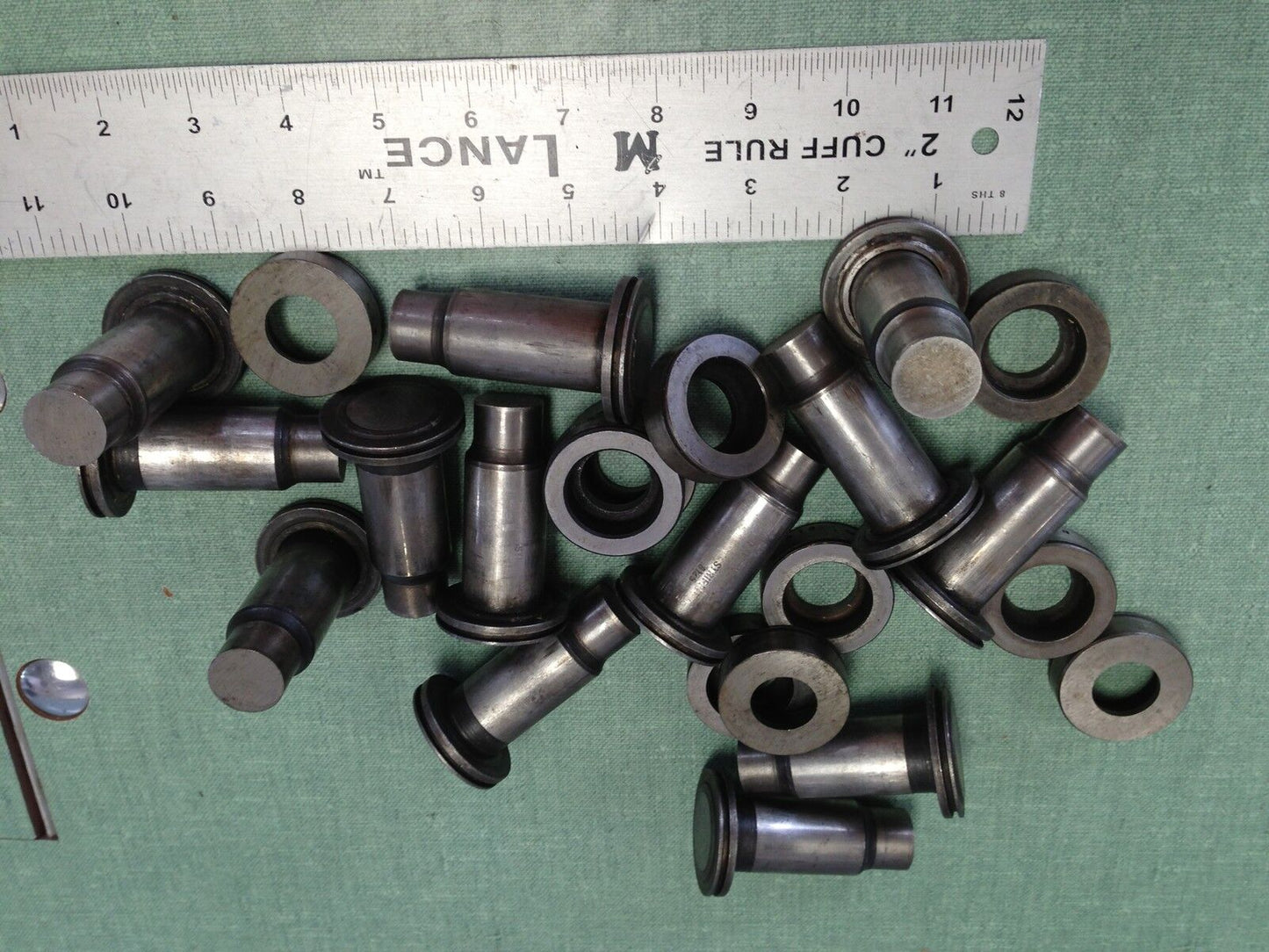 Lot 10 Sets Strippit Round .8125,.818 Punch Die, 0.8125" 13 Punches,10 Dies,To