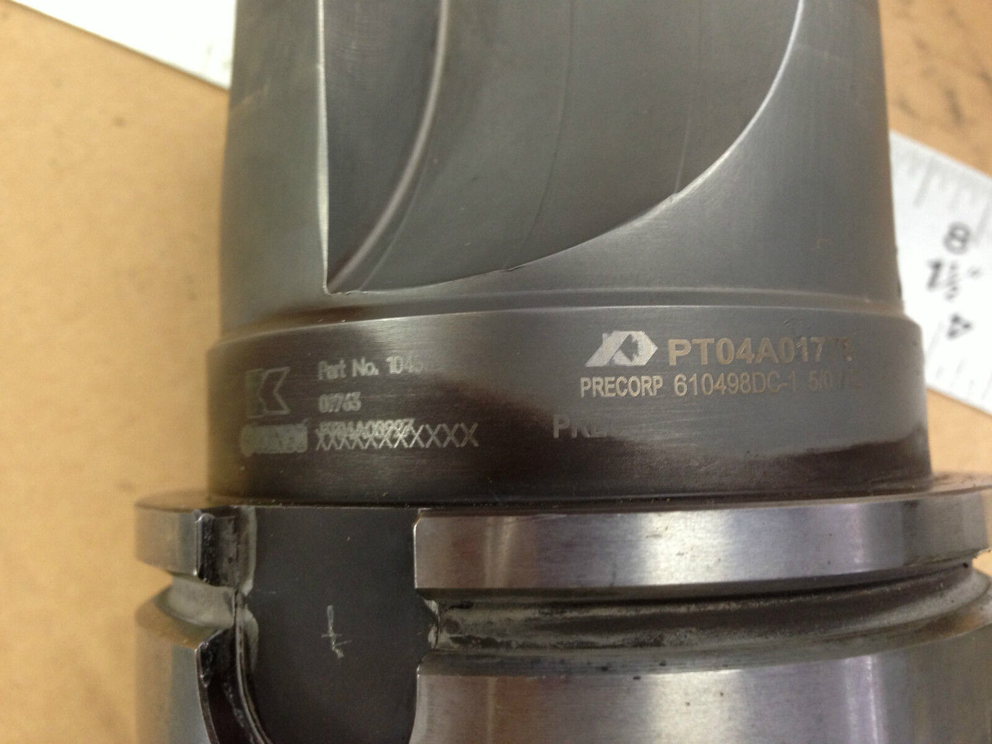 Kennametal Pt04a01775 Hsk-100 Pcd Tip Coolant Step Boring Tool 610498Dc-1 ,Tc