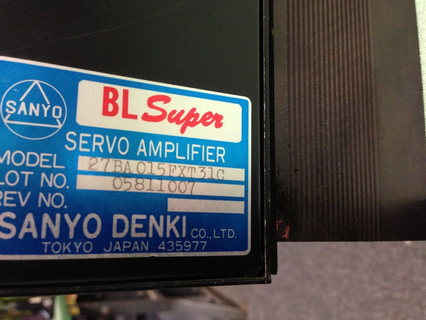 Kawasaki/ Sanyo Denki 27Ba015fxt31c Bl Super Servo Amplifier 27Bao15fxt31c,Te