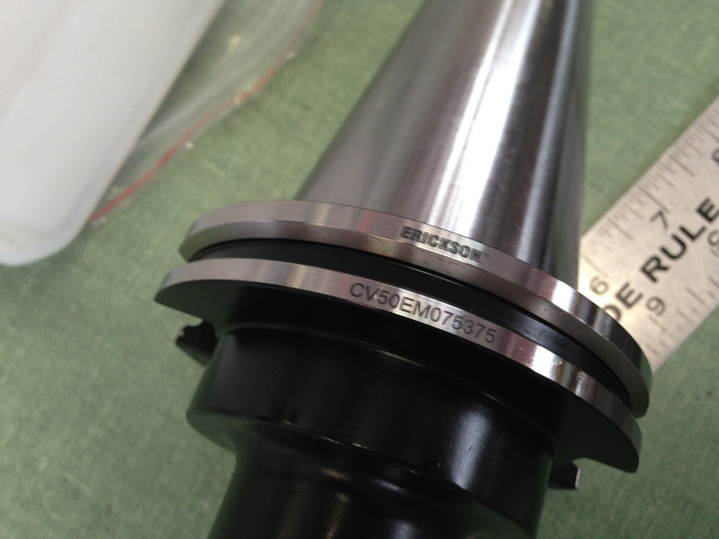 Erickson Cv50em075375 Cat-50 Milling Tool Holder, Bore: 19Mm, Gage: 4" ,Tc