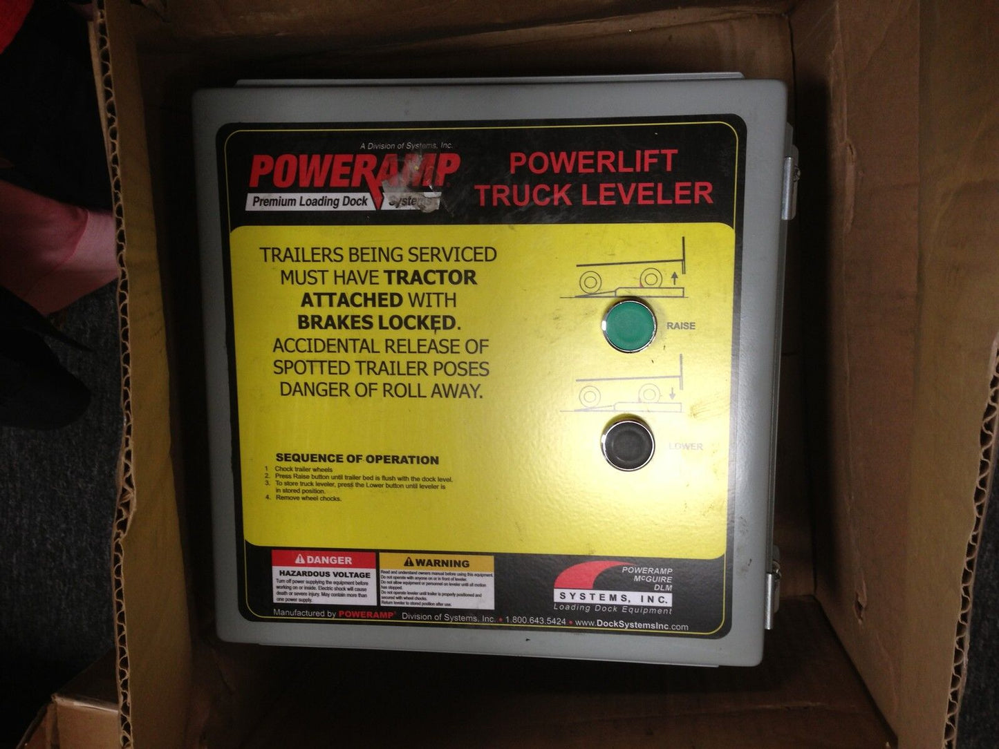 Systems Inc 9-Eo-800-L-E,Poweramp Dlm,Power Lift Truck Leveler Control,460Vac,Ew