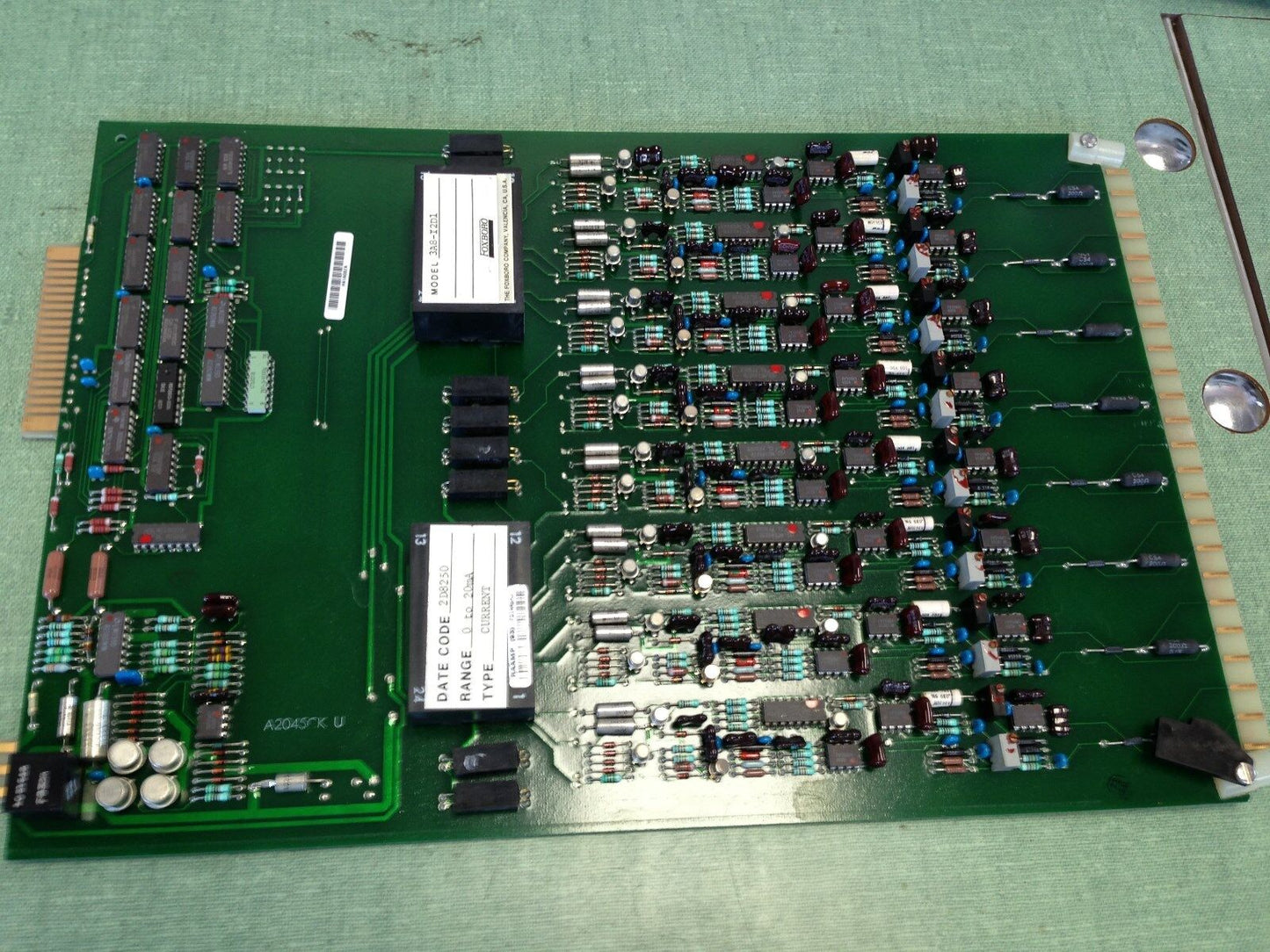 Foxboro 3A8 I2d1 Ma /D Converter Circuit Board A2045ck U,2D8250,Tl