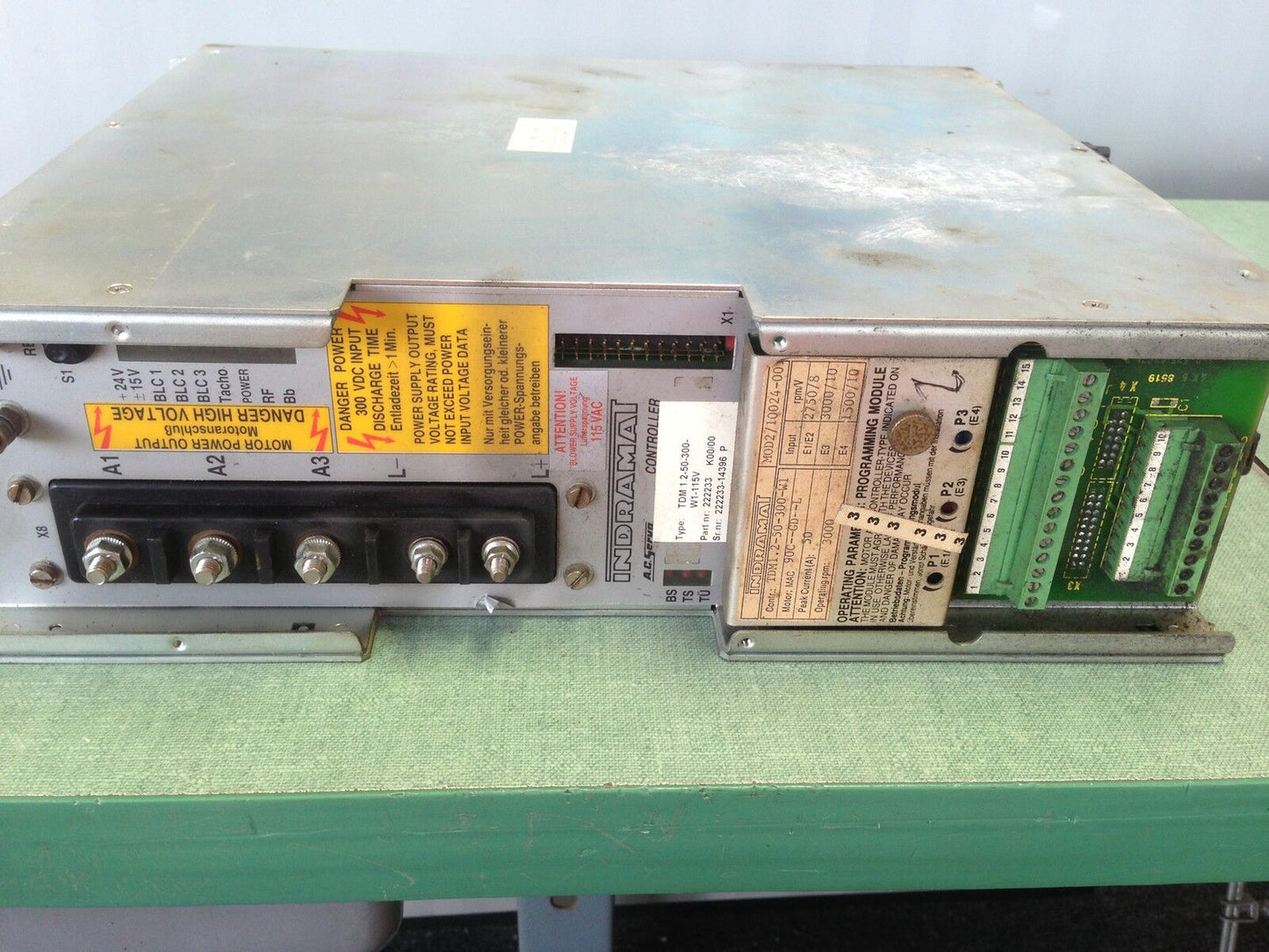 Indramat Tdm 1.2-50-300-W1-115V Ac Servo Drive Tdm1.250300,Tdm 1.2-50-300-W1,Ar