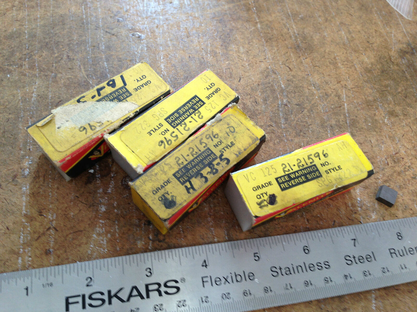 Lot 40 Valenite Spg 322 Carbide Inserts,21-21596 Grade: Vc 125,Sv
