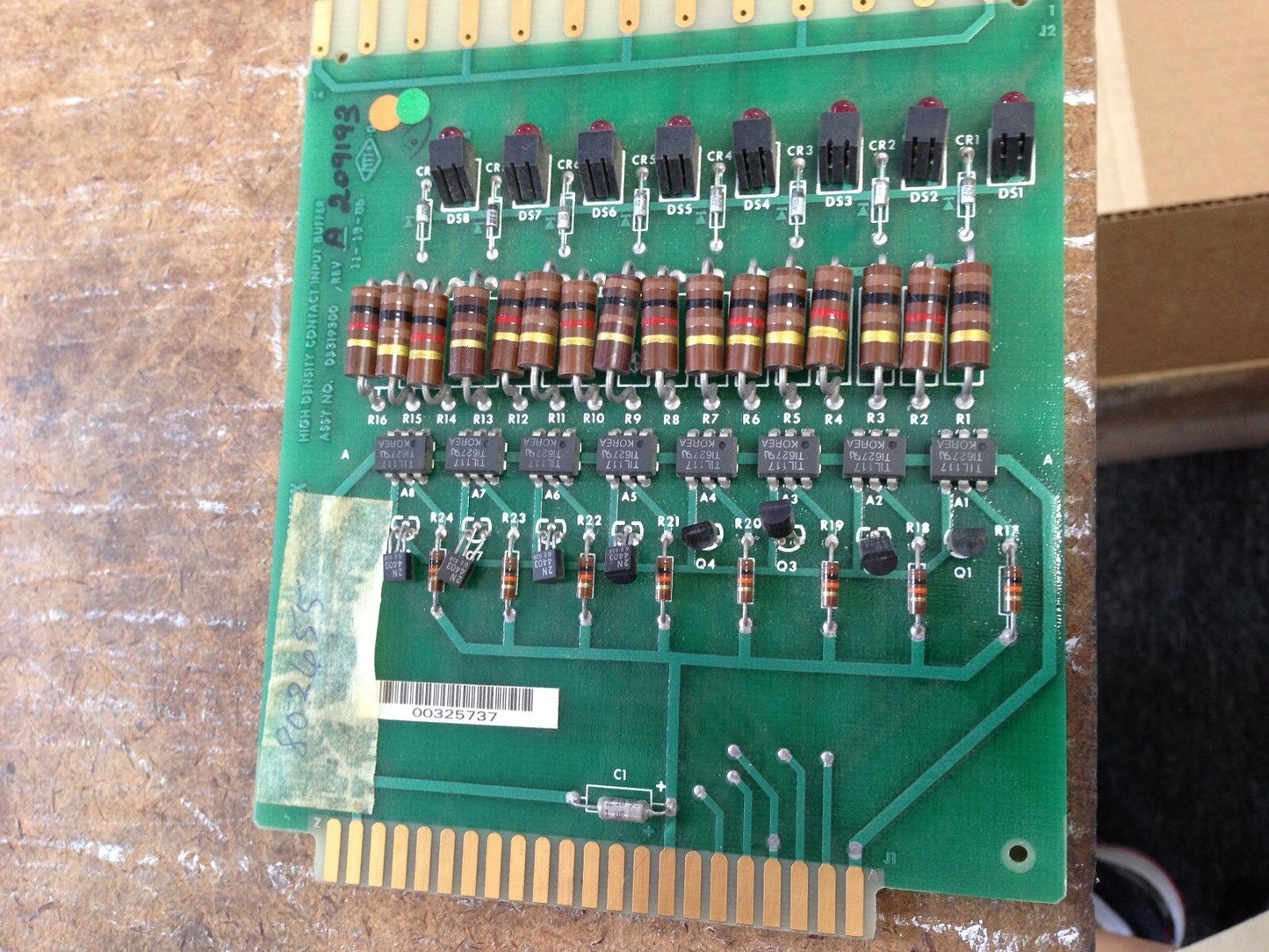Measurex Pcb Module Assy No 05319300 Rev A High Density Contact Input Buffer