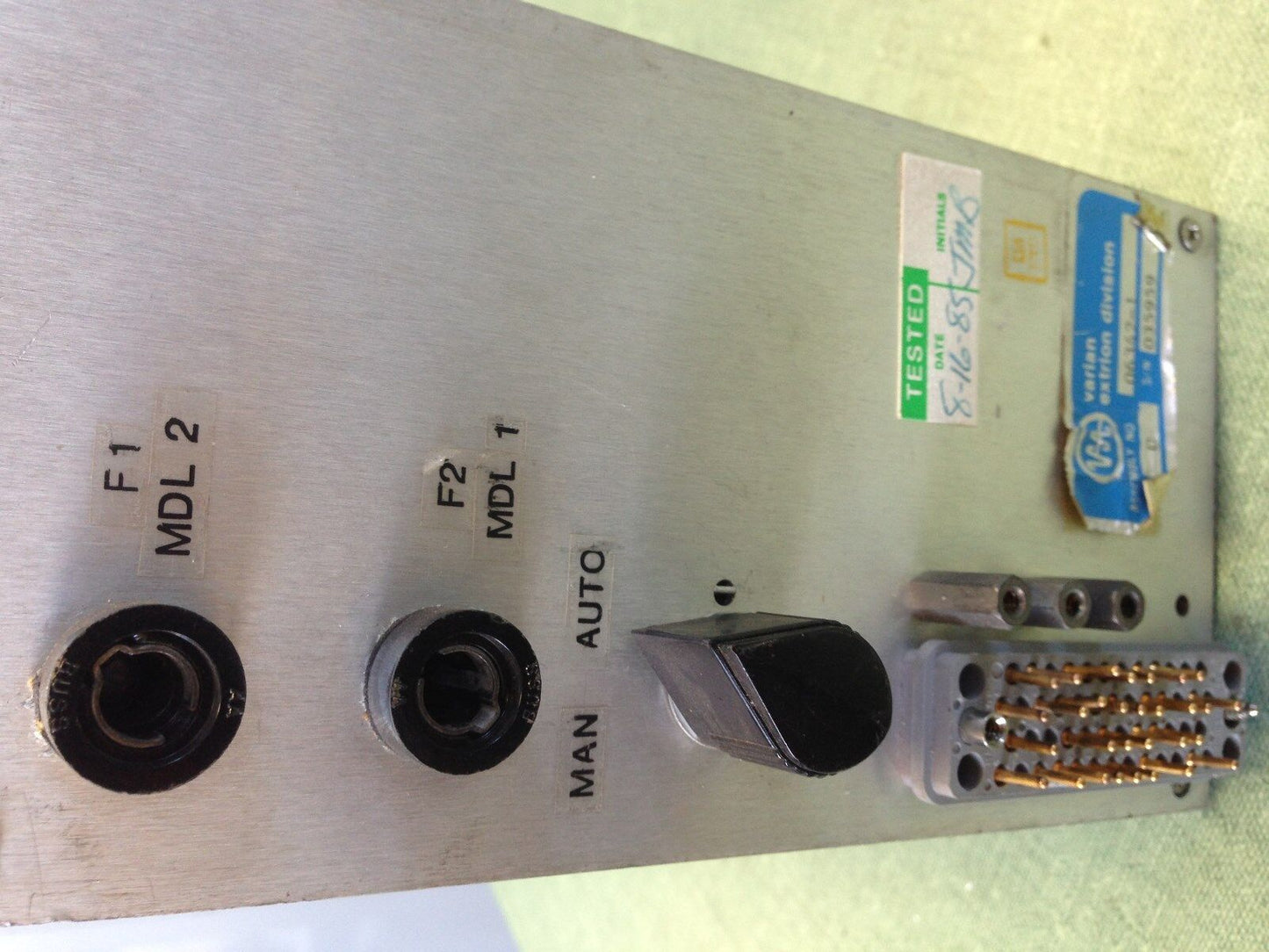 Ion Source Varian Extrion 06342-1 Control, For Ion Source Vacuum System,Dd