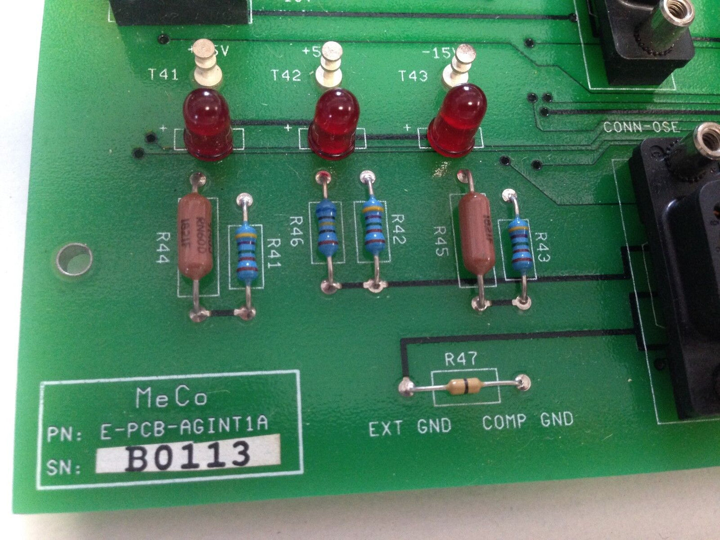 New Meco I/O Pcb Card Circuit Board E-Pcb-Agint 1A,Fg