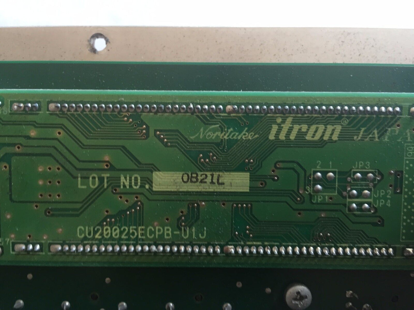Noritake Itron Control Panel,Cu20025ecpb-U1j,Ob21l Sbc-2B A Drive,Eb