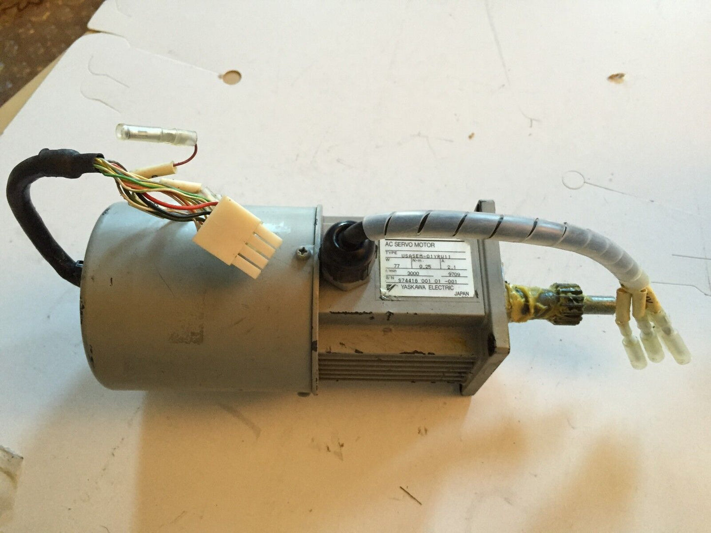 Yaskawa Usasem-01Yrw11 Robotics Ac Servo Motor 4 Mrc Series Control ,Cw,Fg