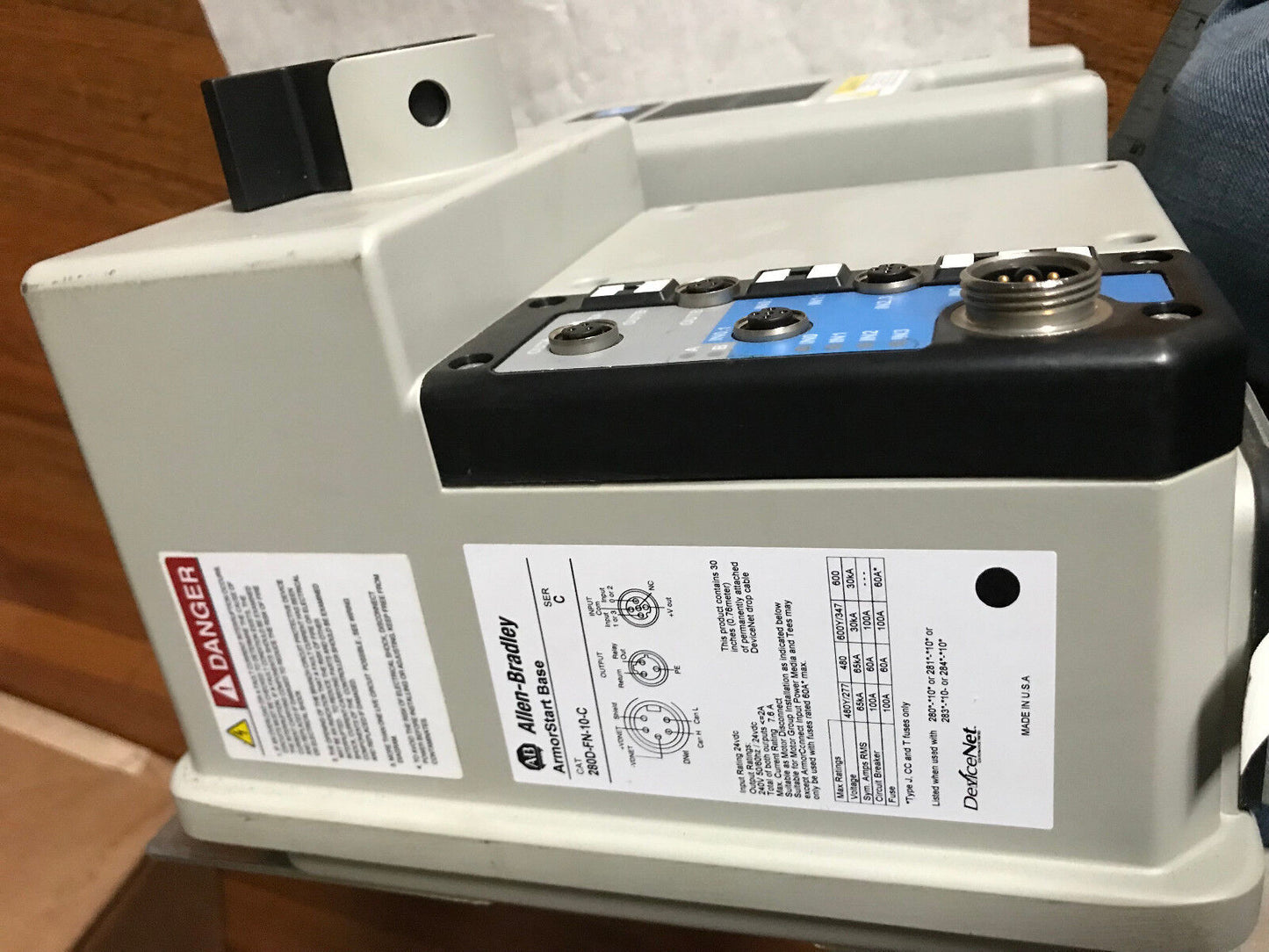 Allen Bradley 280D-F12z-10A-Crw Armorstart Control Module 280D-Fn-10-C Base,Sm