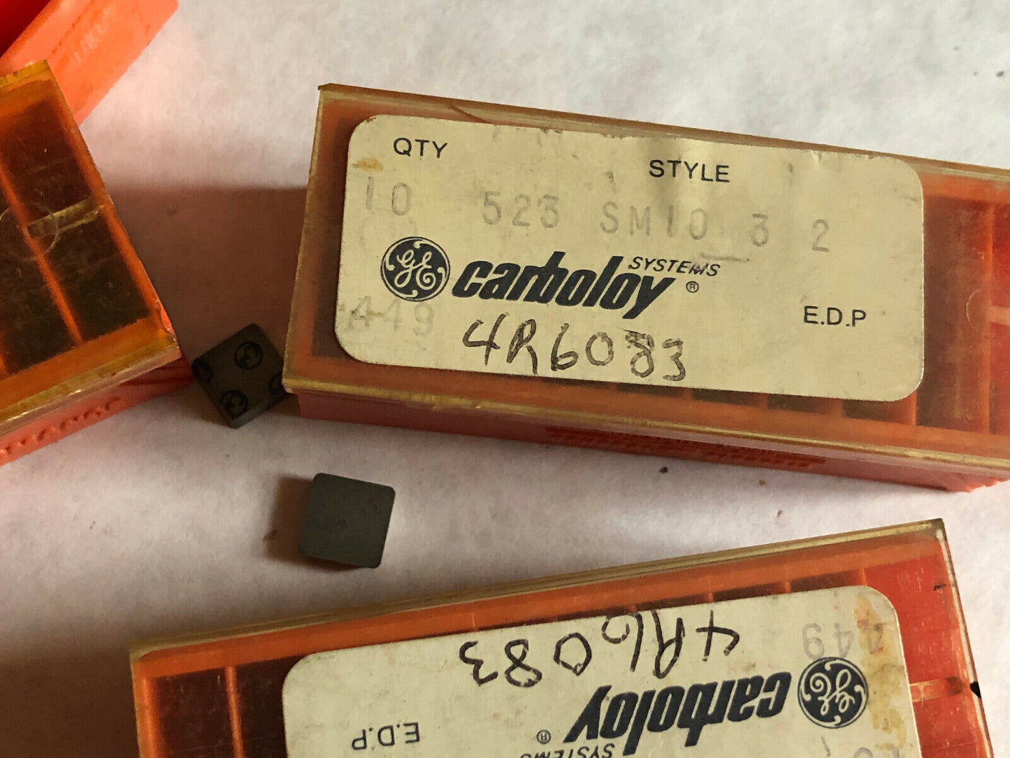New Lot 60 Carboloy Ge 523 Sm10 32 Carbide Inserts, Grade: 449,4R6083,Sv