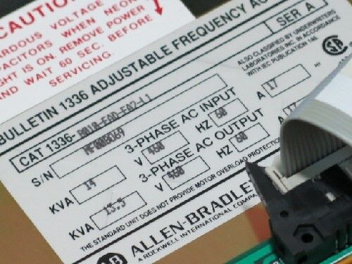 New A-B 1336,Allen Bradley 1336-B010-Ead-Fa2-L1 Adjustable Frequency Ac Drive,Ao