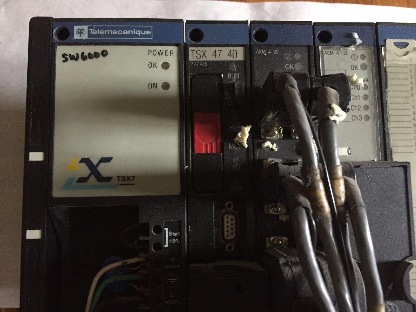 Telemecanique Tsxrkn52,Lx Tsx7,Tsx 47 40,Axm 4 92,Aemsystem,Tsx 47/67/87/,I/O,Tn