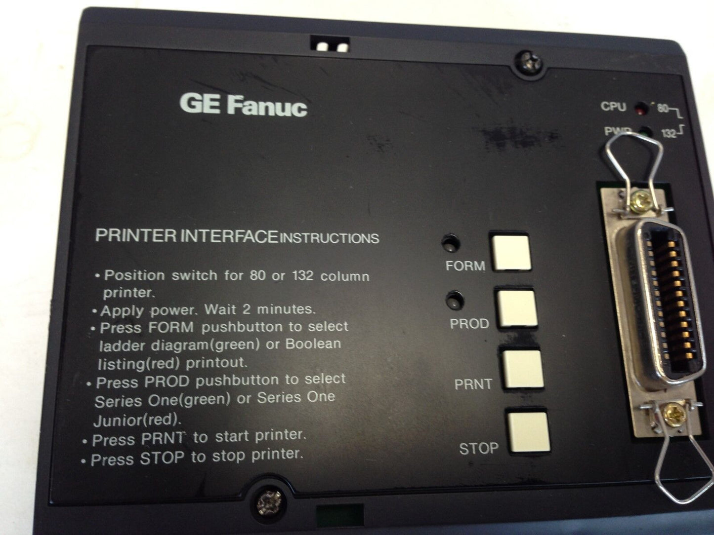 Ge Fanuc Ic610per151d  Printer Interface Module Snap-On,Tl