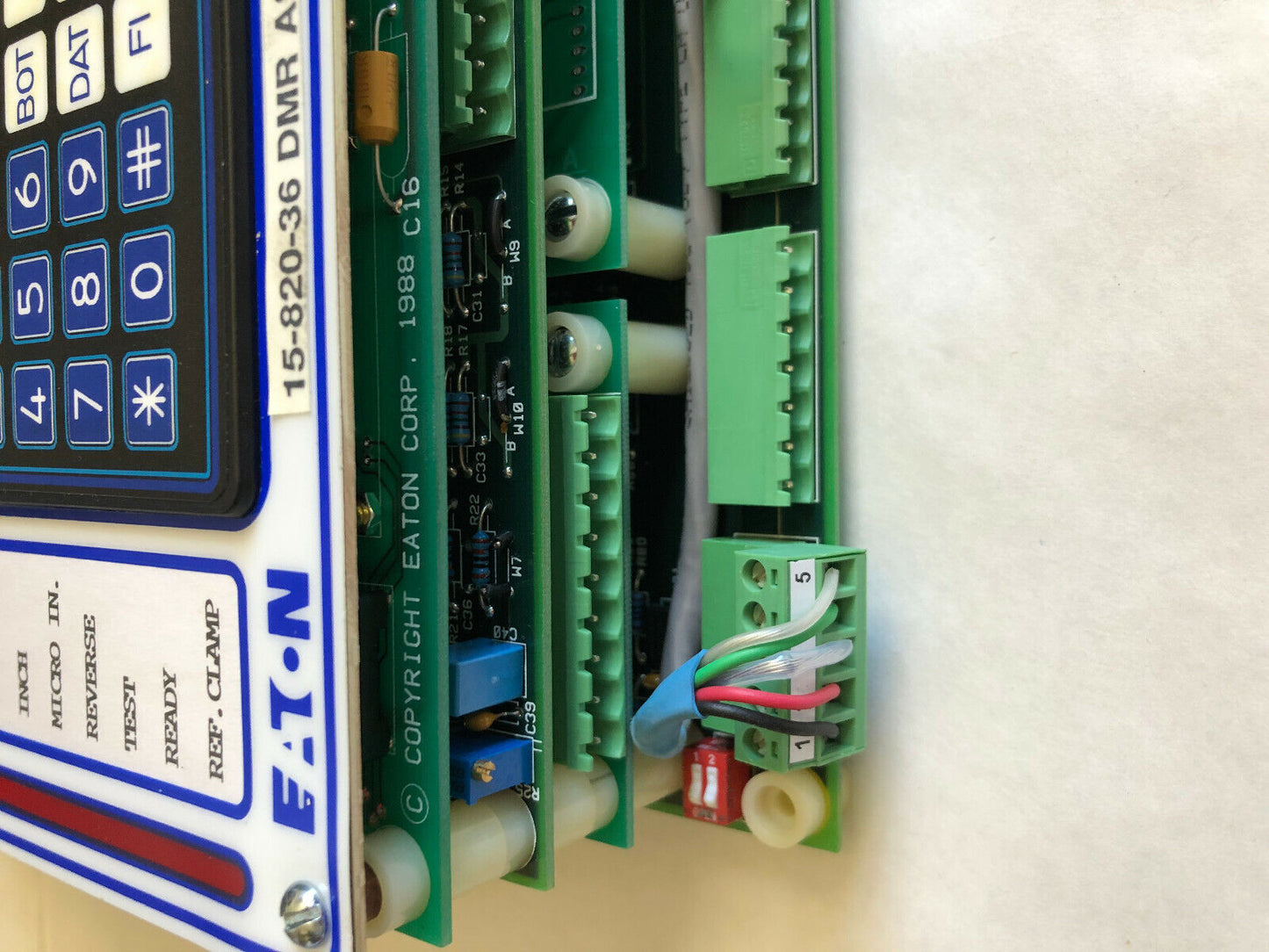 New Eaton 15-820-36 Dmr Operator Interface Panel,15-575-20,Dmr D/A,157752,Cl