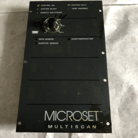 Microset Multiscan 102168F Temperature Controller,Bc