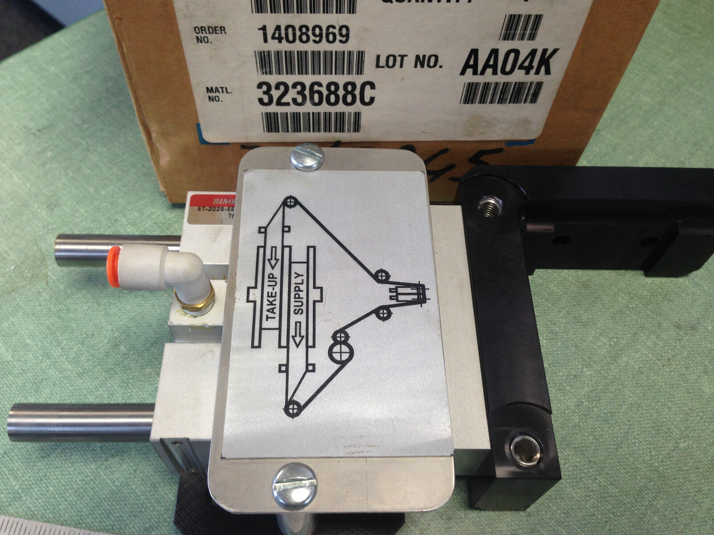 Bimba Et-2026-Eeb,Nordson Et-2026-Eebmpx Pneumatic Actuator Fixture Et-2026,Ha