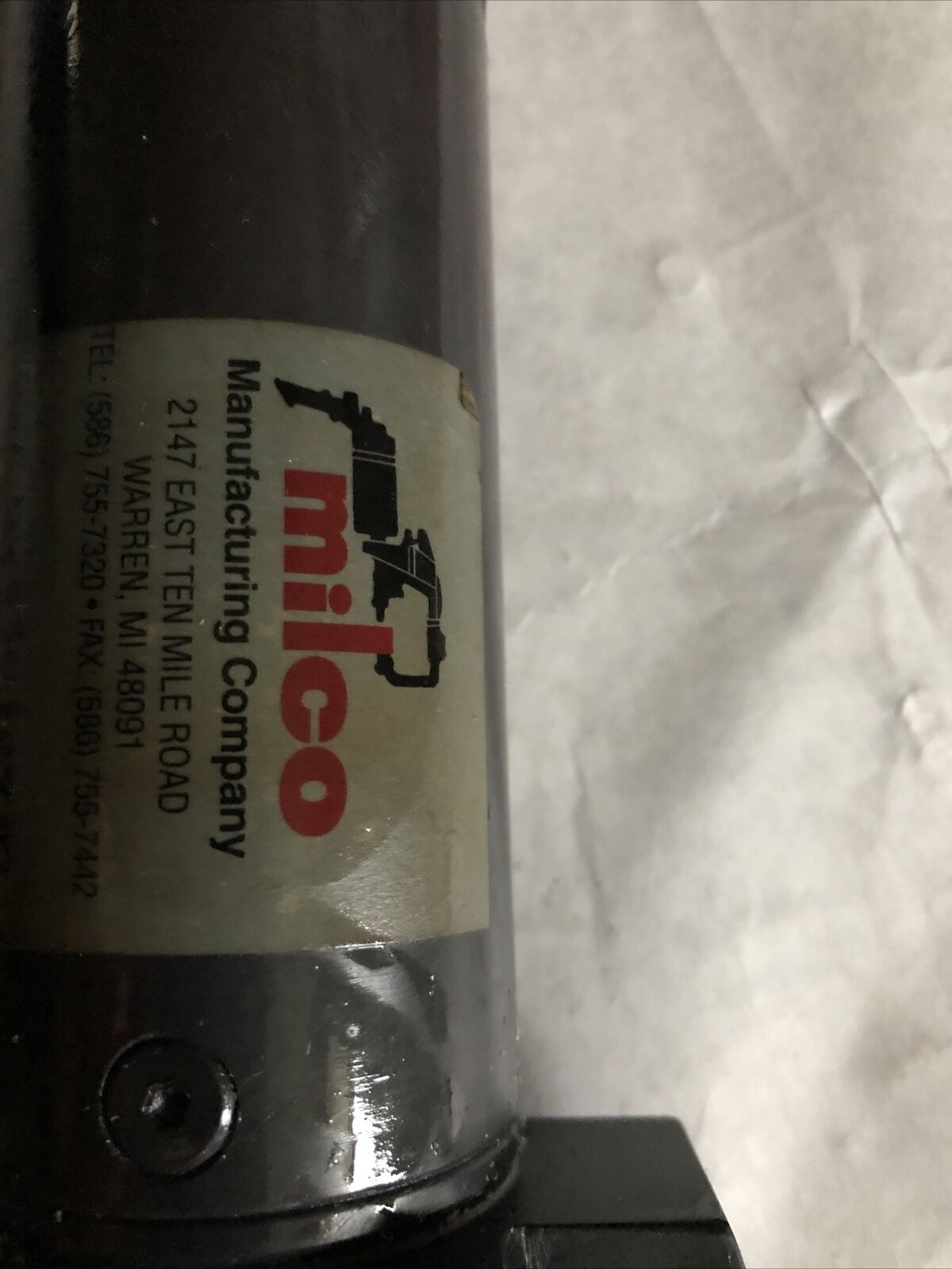 New Milco 432-10375-06 Welding Pneumatic Cylinder,Bi