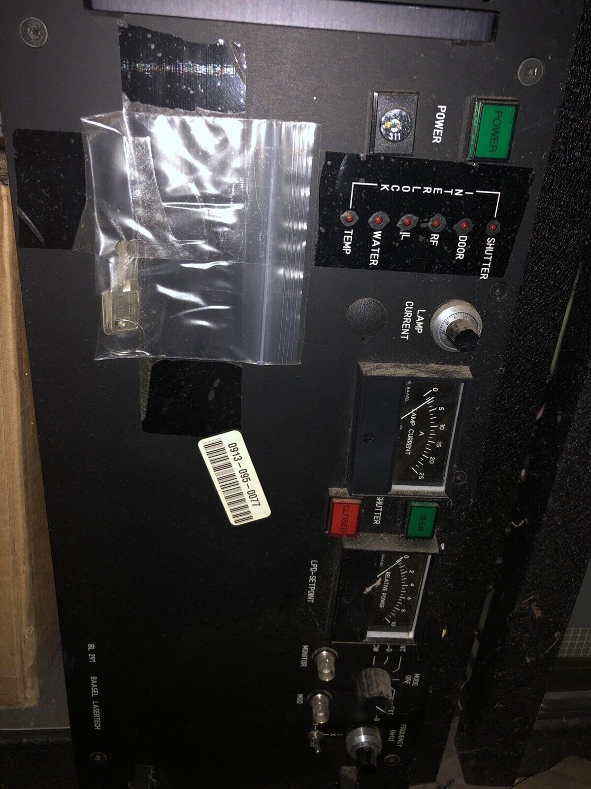Carl Baasel Lasertech Bl291 1159 Laser Power Supply,Qsd 29,Module Plc,Aq