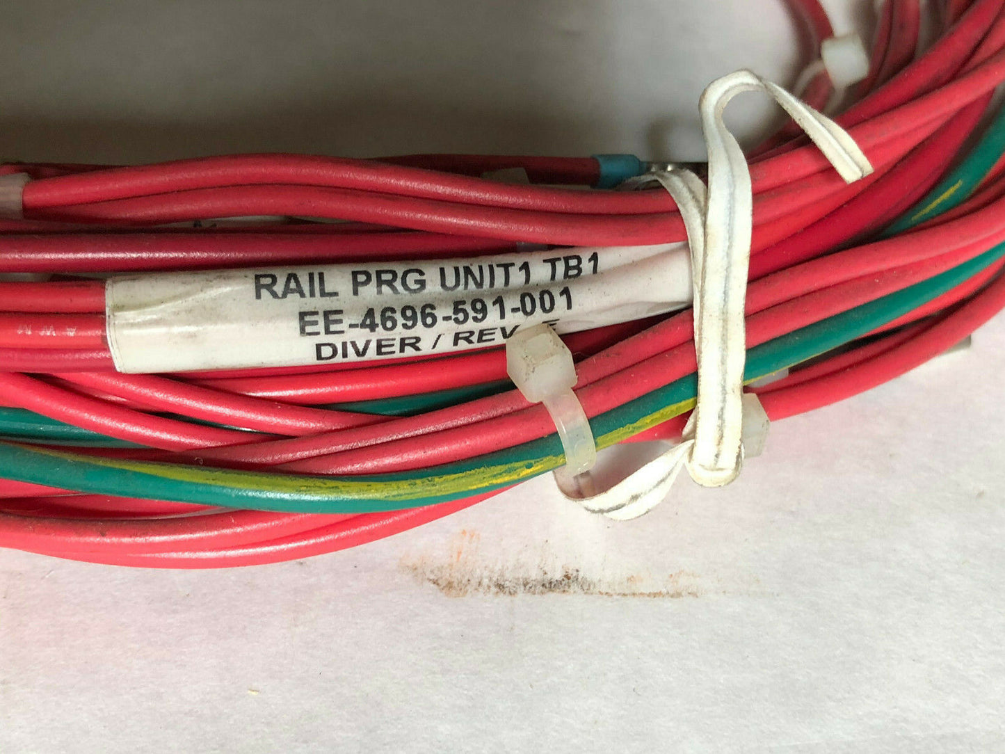 New Fanuc Ee-4696-591-001 Po# 430549 Rail Prg Unit1 Tb1 Diver Plc Cable,P-500,Si