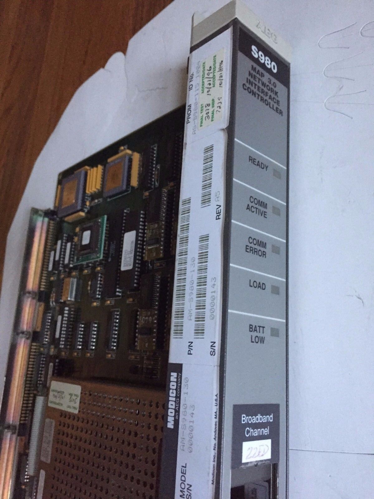 Modicon Am-S980-130,Aeg S980 Map 3.0 Network Controller,As-S980-115 1004,Bz