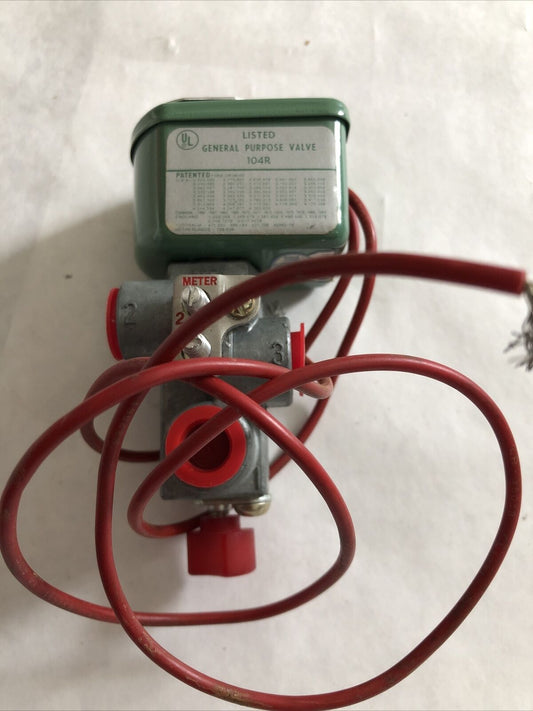 New Asco Solenoid Valve 3-Way,1/4 Npt 100V/50Hz,Asco 8324-19M0, 8324-19Mo,Bn