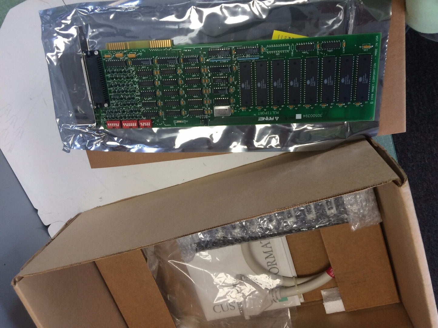 New Arnet 30500394 Digi Multiport Cpu,8Port Dsub,50500016,Db25,70500030,Cy,Cf