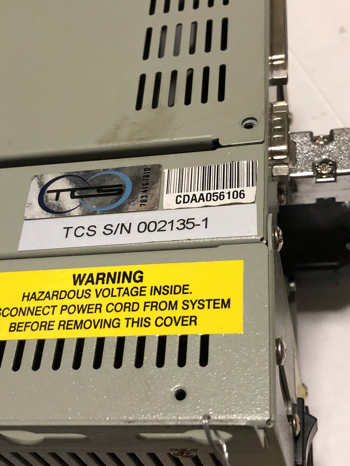 Tcs Cdaa056106,X11-15359,Tcs 39396V1.80 Ms Dos Embedded Control Unit,Ei