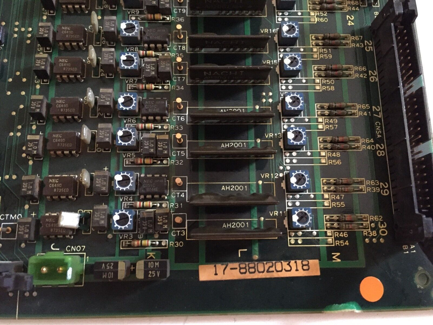 Nachi Um704k-09 Circuit Board Unit T-K-15-V-0 ,Very Good Condition,Bd